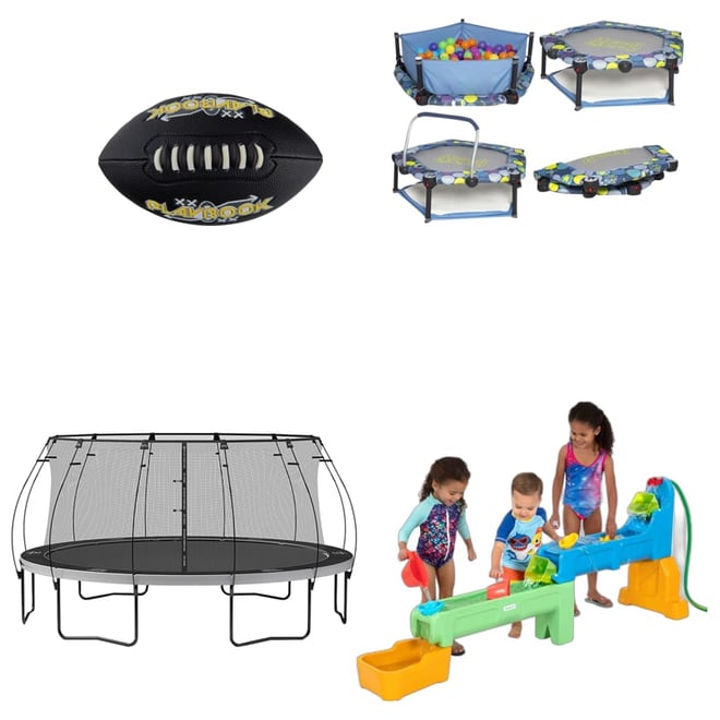 Eezy Peezy 3-in-1 Ball Pit & Bouncer - Convertible Trampoline With Handle For Toddlers