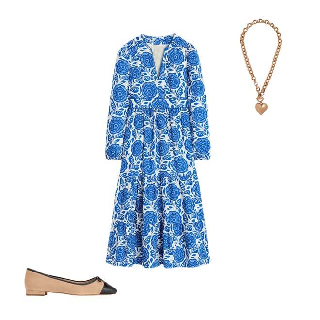 2nd bundle featuring 2 items which compliment Violet Midi Dress-Gallery Blue, Dahlia Stamp