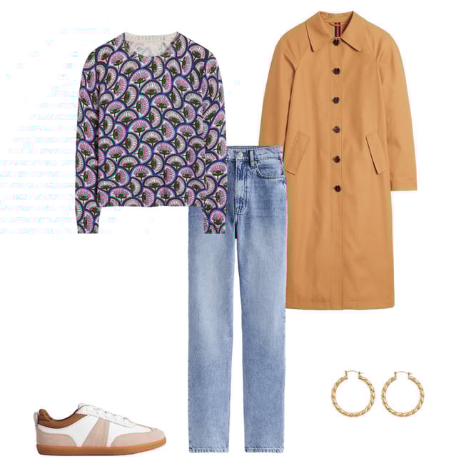 5th bundle featuring 4 items which compliment High Rise Straight Leg Jeans-Light Wash