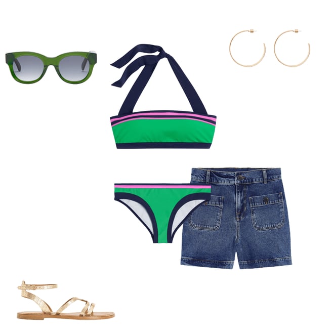 3rd bundle featuring 5 items which compliment Santorini Bikini Top
