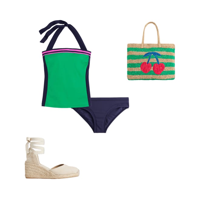 2nd bundle featuring 3 items which compliment Santorini Bikini Bottoms