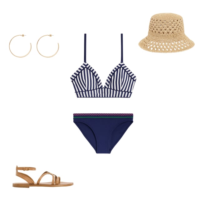 4th bundle featuring 4 items which compliment Milos Smocked Bikini Bottoms-Navy
