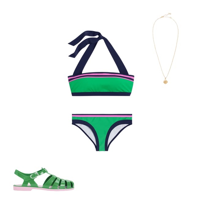 1st bundle featuring 3 items which compliment Santorini Bikini Top