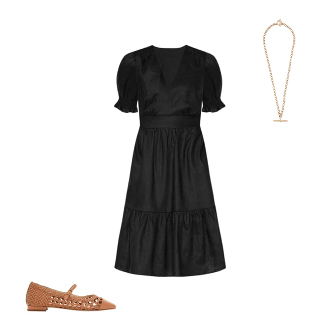2nd bundle featuring 2 items which compliment Anna Linen Short Dress-Black