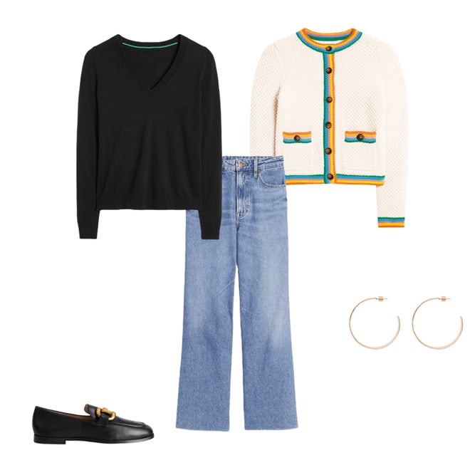 2nd bundle featuring 4 items which compliment Iris Snaffle Loafers-Black