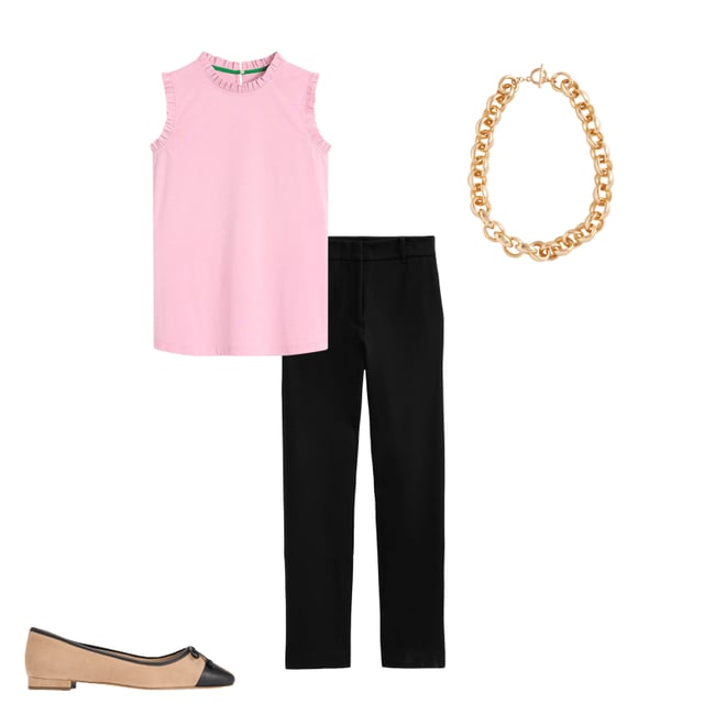 3rd bundle featuring 3 items which compliment Highgate Ponte Trousers-Black
