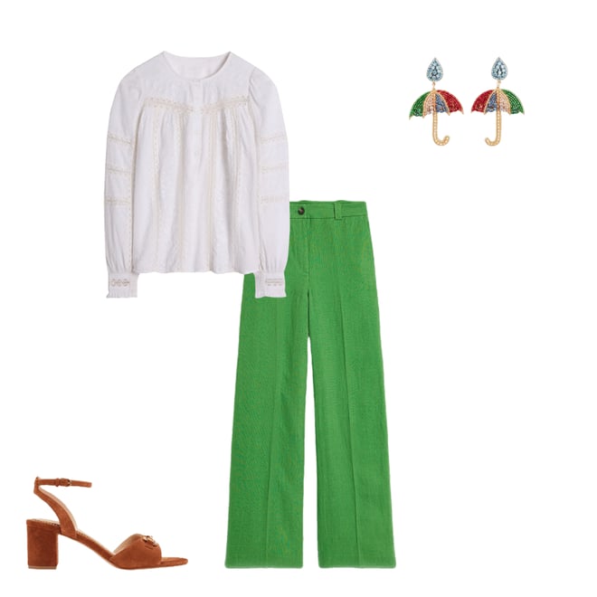 3rd bundle featuring 3 items which compliment Westbourne Linen Trousers-Paradise Green
