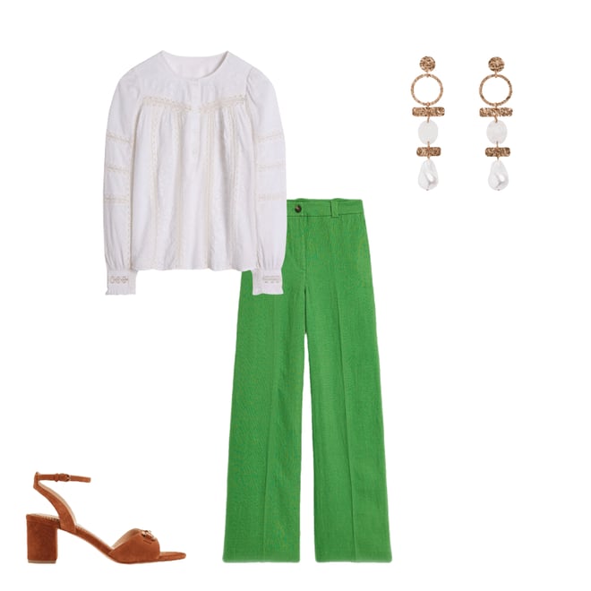 2nd bundle featuring 3 items which compliment Westbourne Linen Pants-Paradise Green