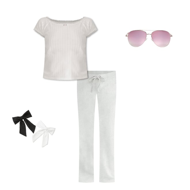 Solid Fit & Flare Sweatpants