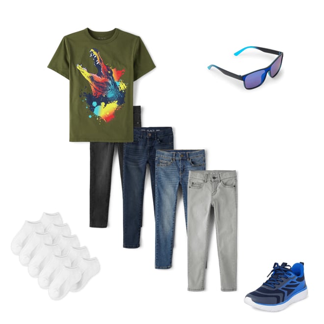 3rd bundle featuring 4 items which compliment Boys Ombre Running Sneakers