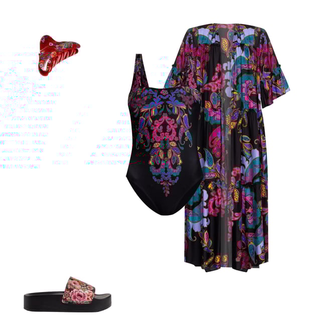 Buy FATIMA SQUARE NECK ONE PIECE | Johnny Was Buy FATIMA SQUARE NECK ONE PIECE | Johnny Was