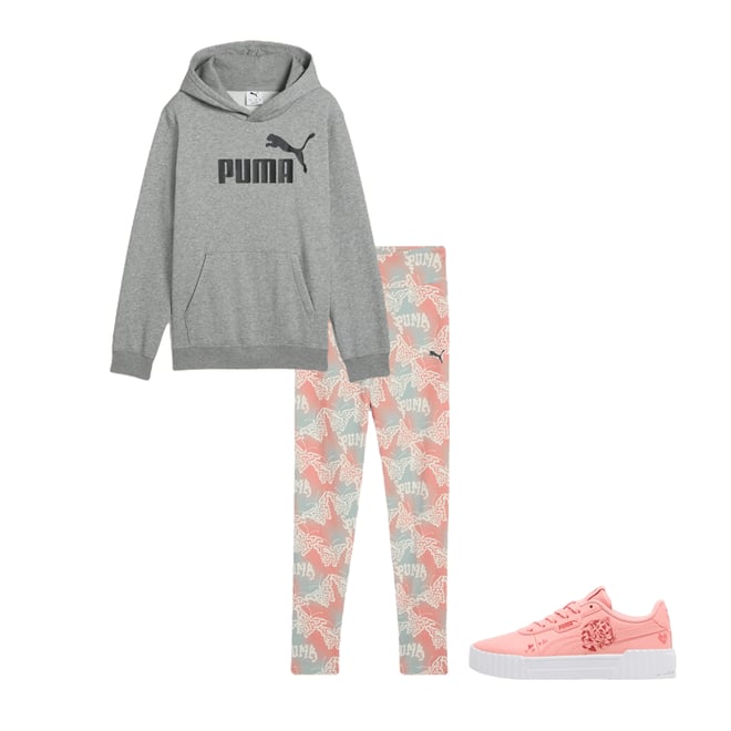 BUTTERFLY VIBE Big Kids' High Waist Leggings | PUMA