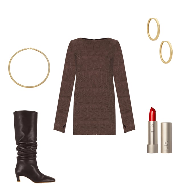 4th bundle featuring 4 items which compliment Kalila Leather Boots