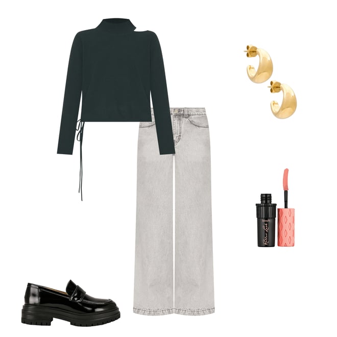 2nd bundle featuring 4 items which compliment Open Shoulder Sweater