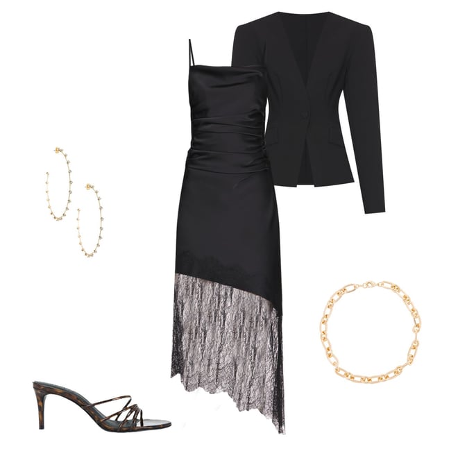 Elizabeth Deep V Blazer