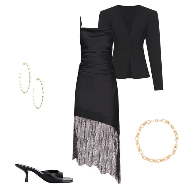 Elizabeth Deep V Blazer