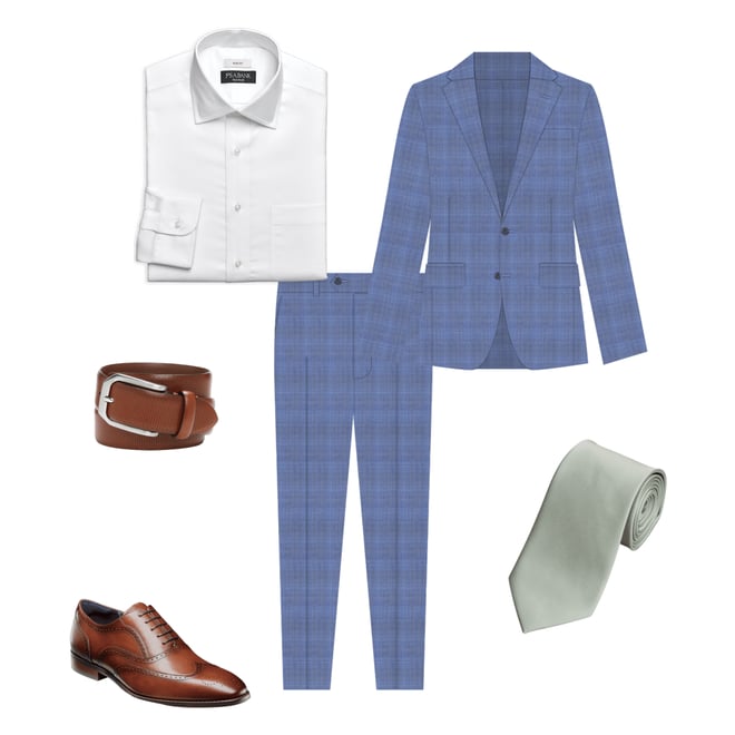 Blue Industry Men's Fashion Check Blazer | $314.90 | Saint