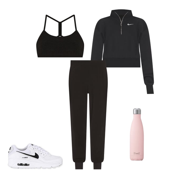2nd bundle featuring 4 items which compliment Crop Quarter Zip Sweatshirt