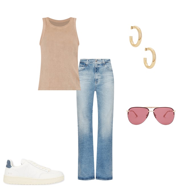 5th bundle featuring 4 items which compliment Isabel Rib Tank