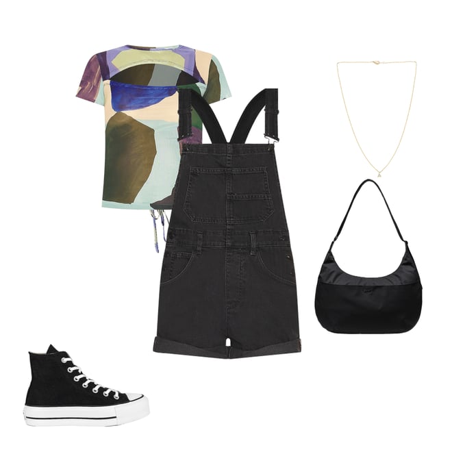 1st bundle featuring 4 items which compliment x Paloma Elsesser Lace Back Tee