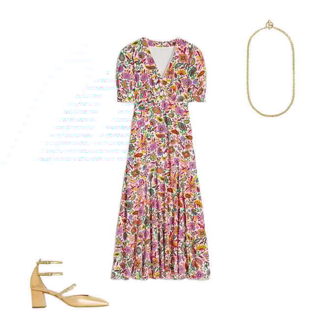 3rd bundle featuring 2 items which compliment Rosie Godet Tea Dress-Multi, Oriental Paradise