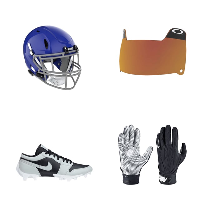 Oakley Legacy Prizm Torch Football Shield | Dick's Sporting