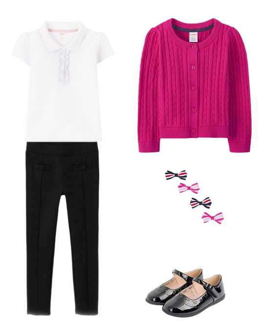 2nd bundle featuring 4 items which compliment Girls Ponte Bow Jeggings