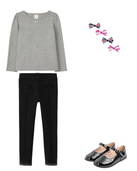 3rd bundle featuring 3 items which compliment Girls Ponte Bow Jeggings