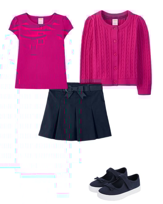 5th bundle featuring 3 items which compliment Girls Bow Mary Jane Shoes