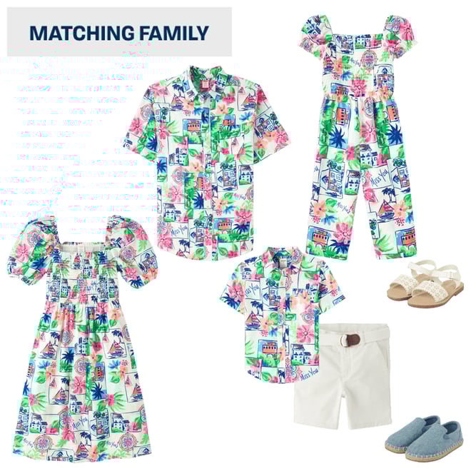 1st bundle featuring 6 items which compliment Mens Dad And Me Vacation Linen-Blend Button Up Shirt