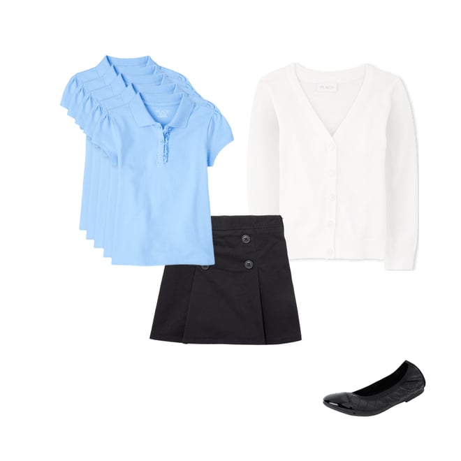 6th bundle featuring 3 items which compliment Girls Quilted Ballet Flats