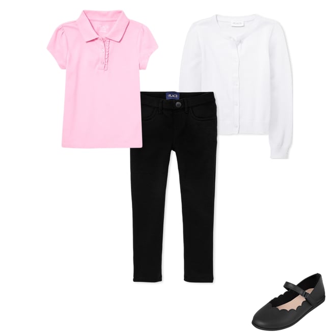 2nd bundle featuring 3 items which compliment Girls Uniform Ponte Knit Pull On Jeggings - Slim