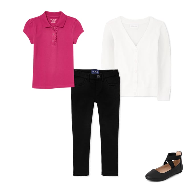 3rd bundle featuring 3 items which compliment Girls Uniform Ponte Knit Pull On Jeggings - Slim