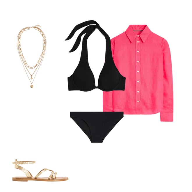 1st bundle featuring 4 items which compliment Textured Bikini Bottoms