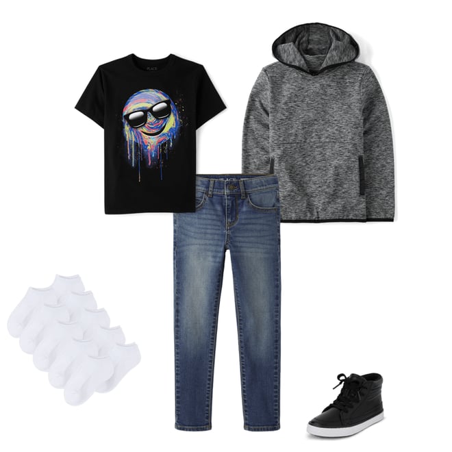 4th bundle featuring 4 items which compliment Boys Skinny Jeans