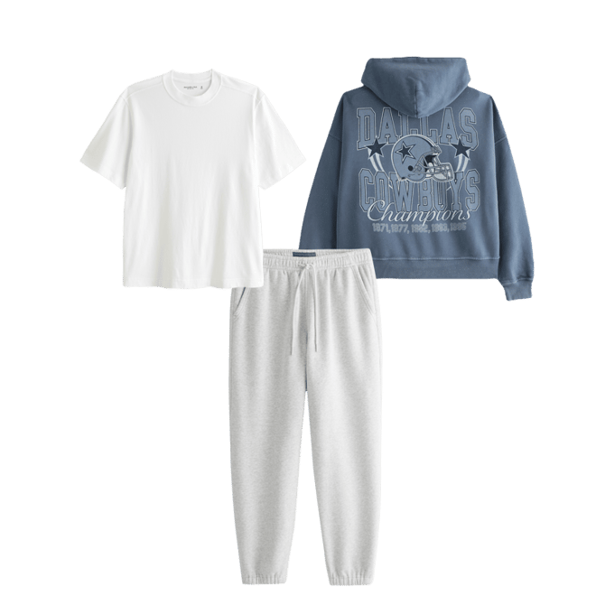 Dallas Cowboys Cropped Full-Zip Hoodie