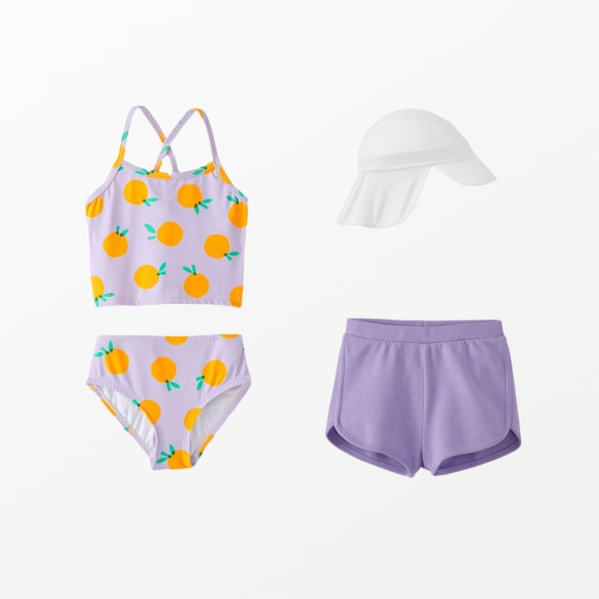 French Terry Dolphin Vent Shorts | Hanna Andersson