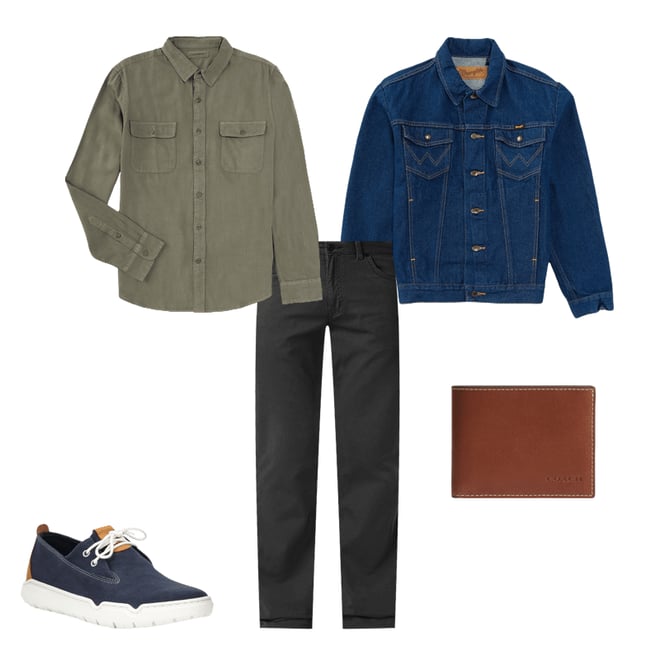 Lucky Brand Long Sleeve Lived-In Utility Shirt | Dillard's