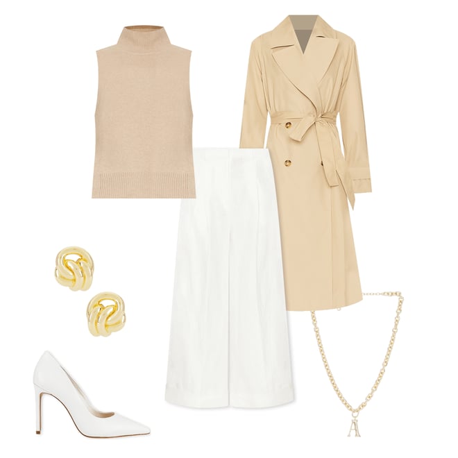 1st bundle featuring 5 items which compliment Meryll Coat