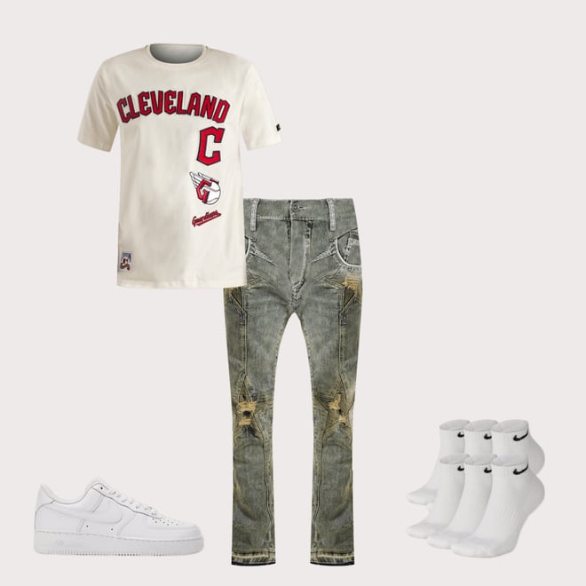 WAIMEA Stacked Moto Star Jeans