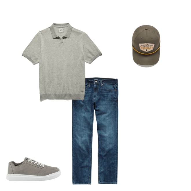 1st bundle featuring 3 items which compliment  Limited Edition Whiskey Rope Trucker Hat - Olive