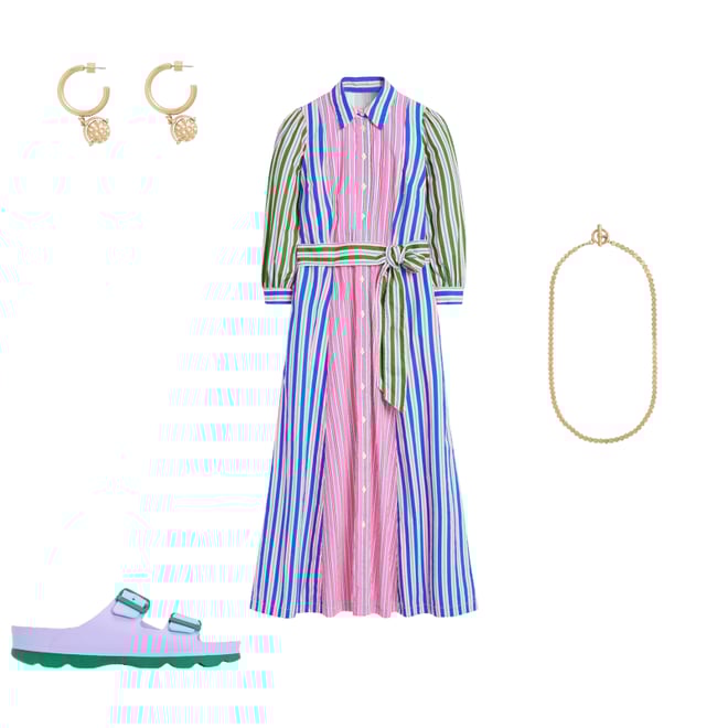 1st bundle featuring 3 items which compliment Lyla Double Buckle Sliders-Lavender Purple