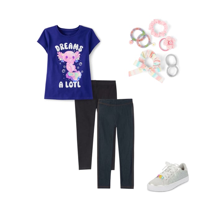 1st bundle featuring 3 items which compliment Girls Leggings 2-Pack