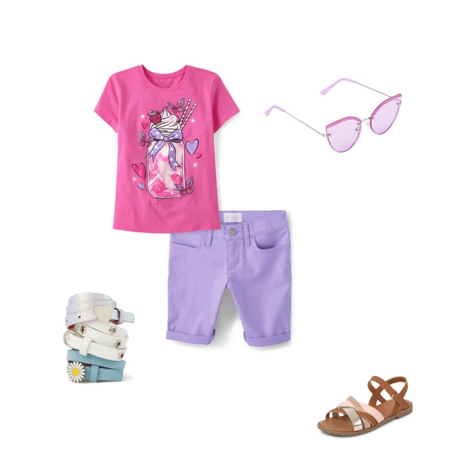 5th bundle featuring 4 items which compliment Girls Faux Denim Belt 3-Pack