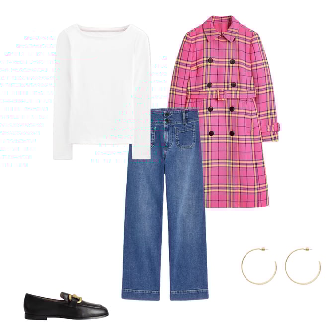 6th bundle featuring 4 items which compliment Primrose Patch Pocket Jeans-Light Vintage