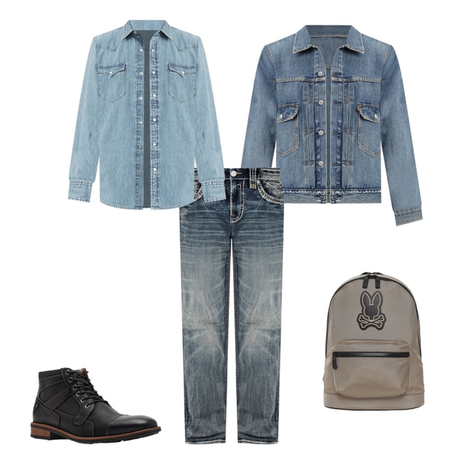 Levi's® Relaxed-Fit Long Sleeve Type II Denim Trucker Jacket
