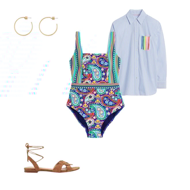 4th bundle featuring 3 items which compliment Sadie Relaxed Cotton Shirt