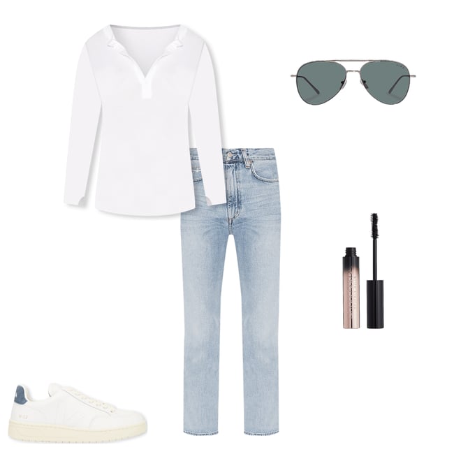 1st bundle featuring 4 items which compliment Pinch Waist High Rise Kick Jeans
