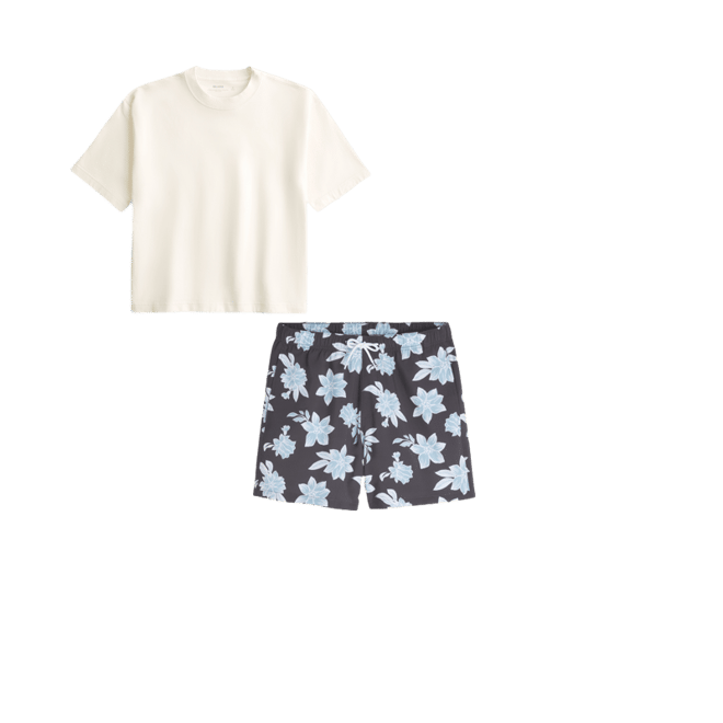 Boxy Heavyweight Crop Crew T-Shirt
