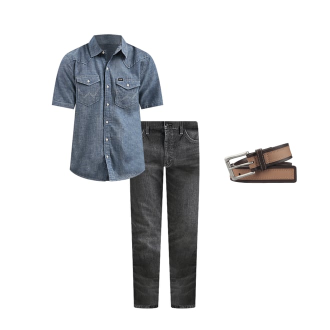 Men's Athletic Fit Flex Jean in Black Wash